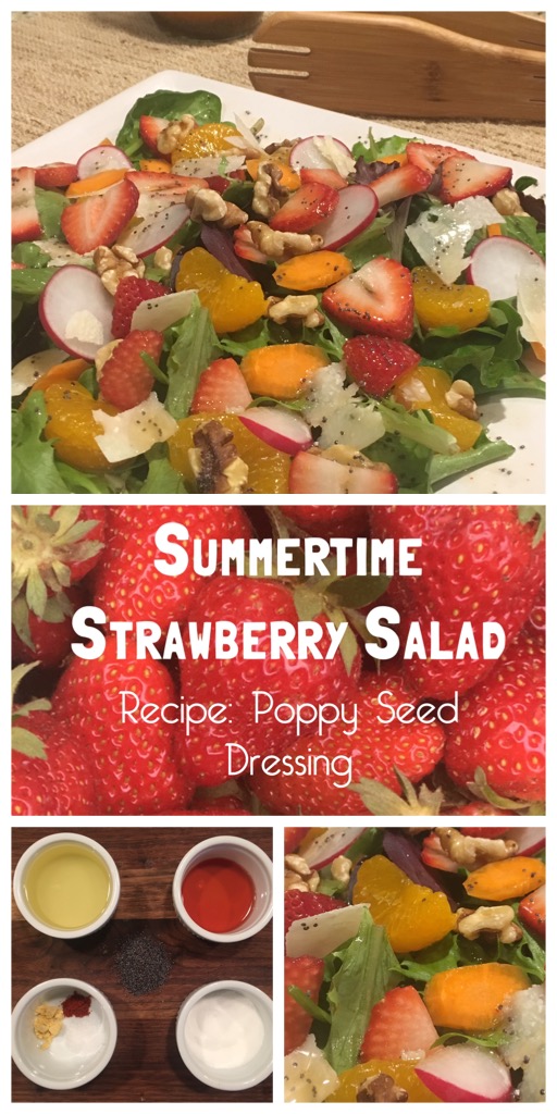 Summertime Strawberry Salad with Poppy Seed Dressing Recipe From the Family With Love Pinterest