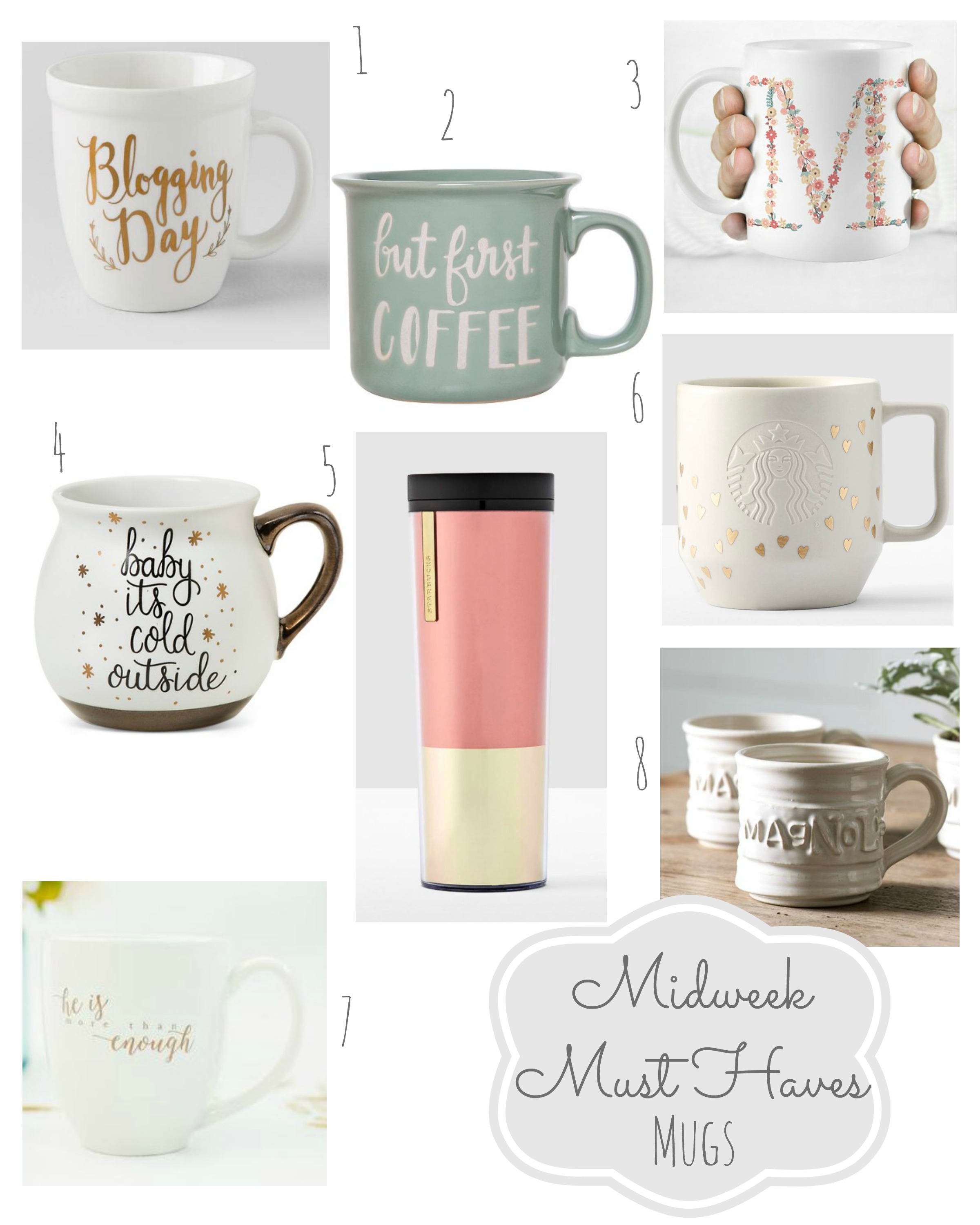 Midweek Must Haves Mugs Coffee Cups Gift Guide From the Family With Love main2