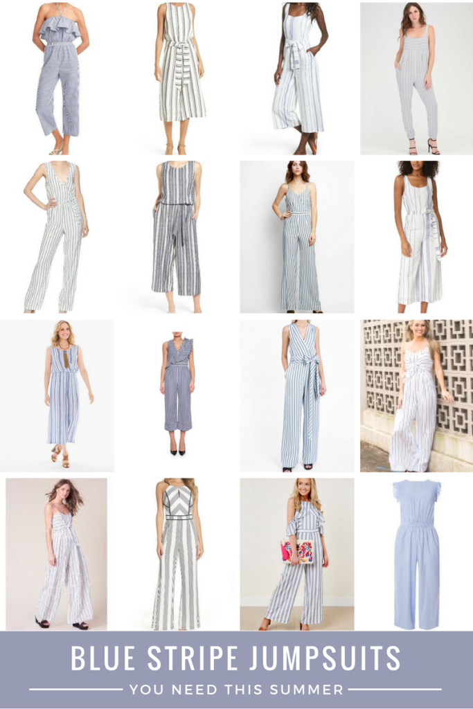 Blue Stripe Jumpsuits you need this summer - From the Family With Love {From the Closet}-6