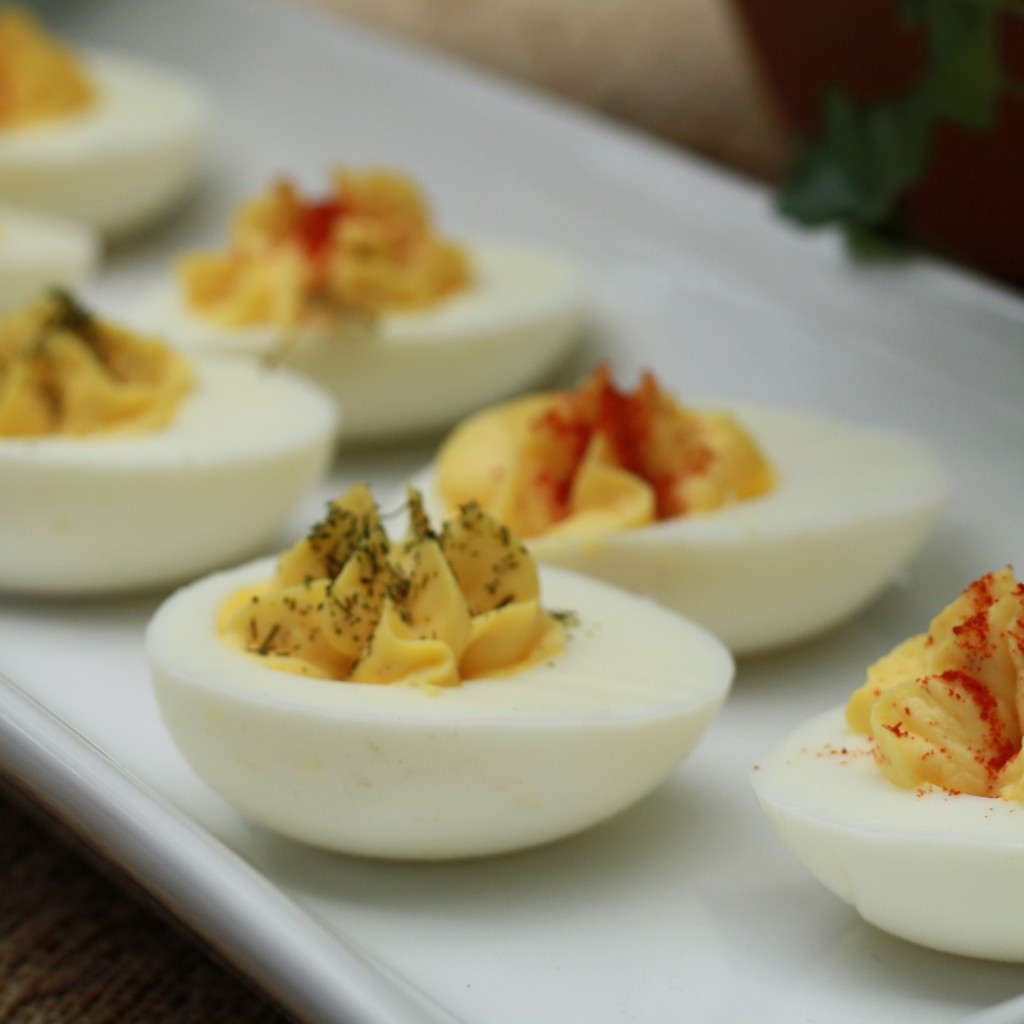 Creamy Deviled Eggs with a Colman's Kick Recipe - From the Family With Love