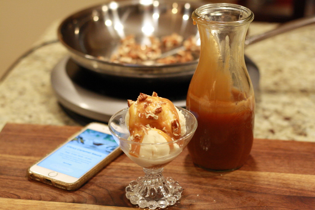 In the kitchen with Hestan Cue - Recipe Apple Turnovers - caramel sauce - From the Family with Love 