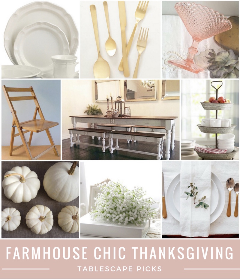 Midweek Must Haves - Farmhouse Chic Thanksgiving tables cape picks - From the Family With Love