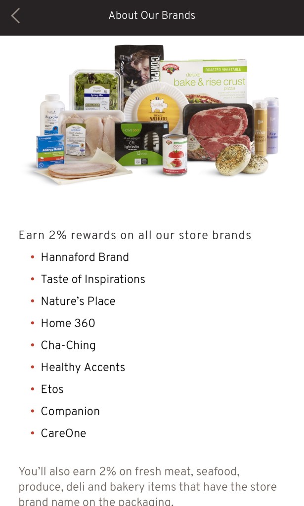Lunchbox Refresh with My Hannaford Rewards - list of brands to earn 2% rewards - From the Family With Love