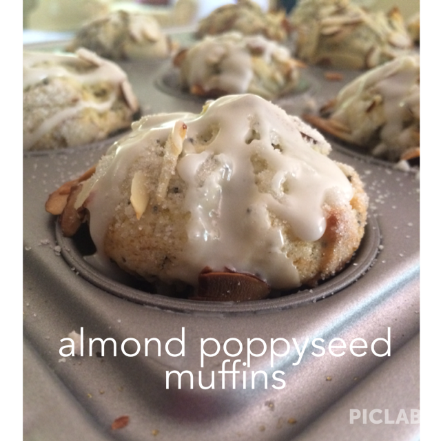 Baking with Little Man – Almond Poppyseed Muffins