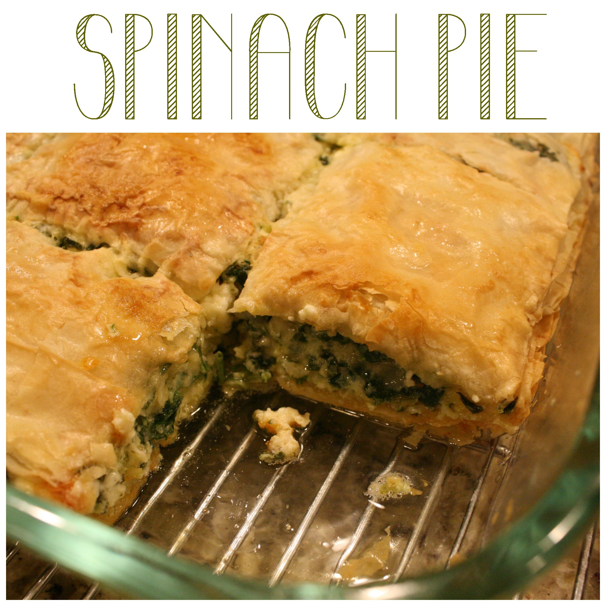 Not Your Average Pie: Spinach Pie