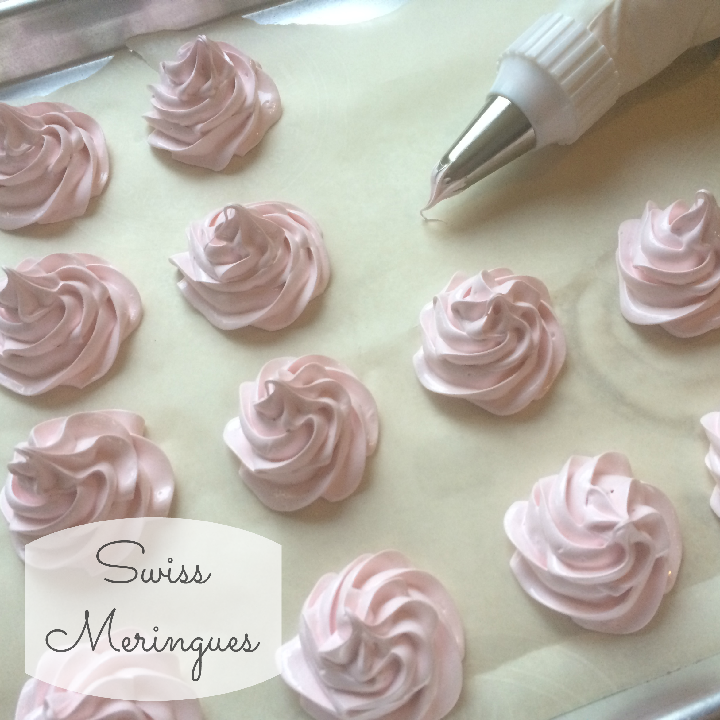 Shades of Pink: Swiss Meringues