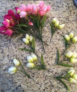 Spring Tulip Wreath From the Family With Love Tulip Bunches