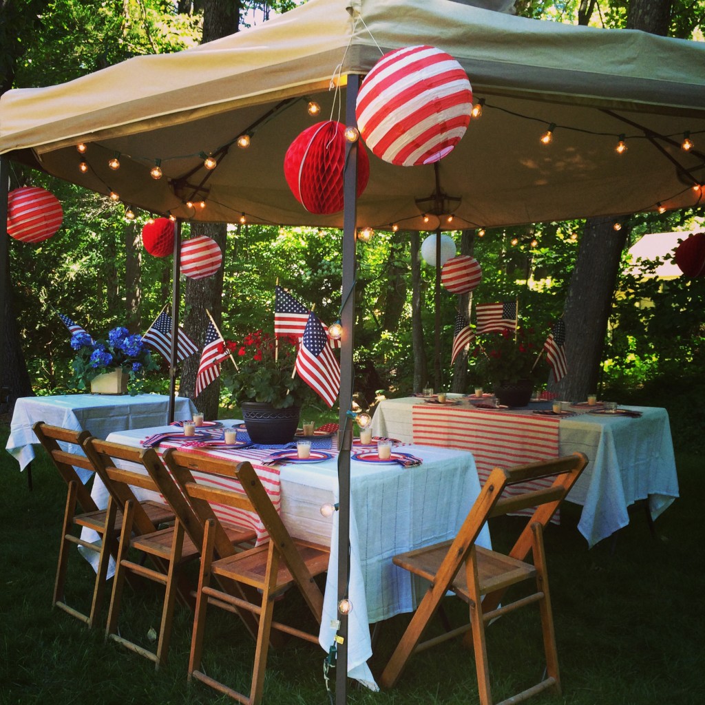 Independence Day Backyard Party From the Family With Love