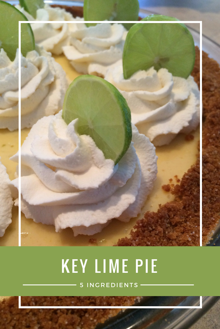 5 Ingredient Key Lime Pie Recipe - From the Family with Love