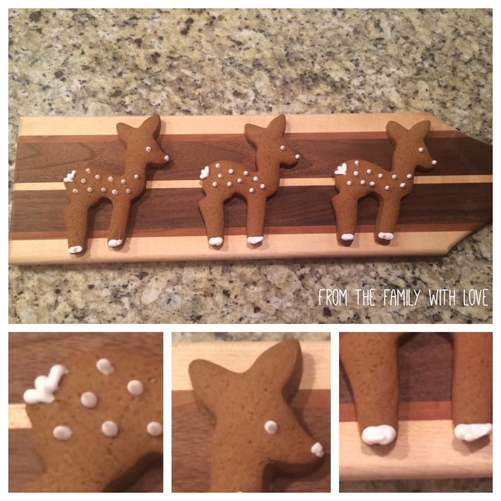 Gingerbread Deer Cookie Recipe From the Family with Love