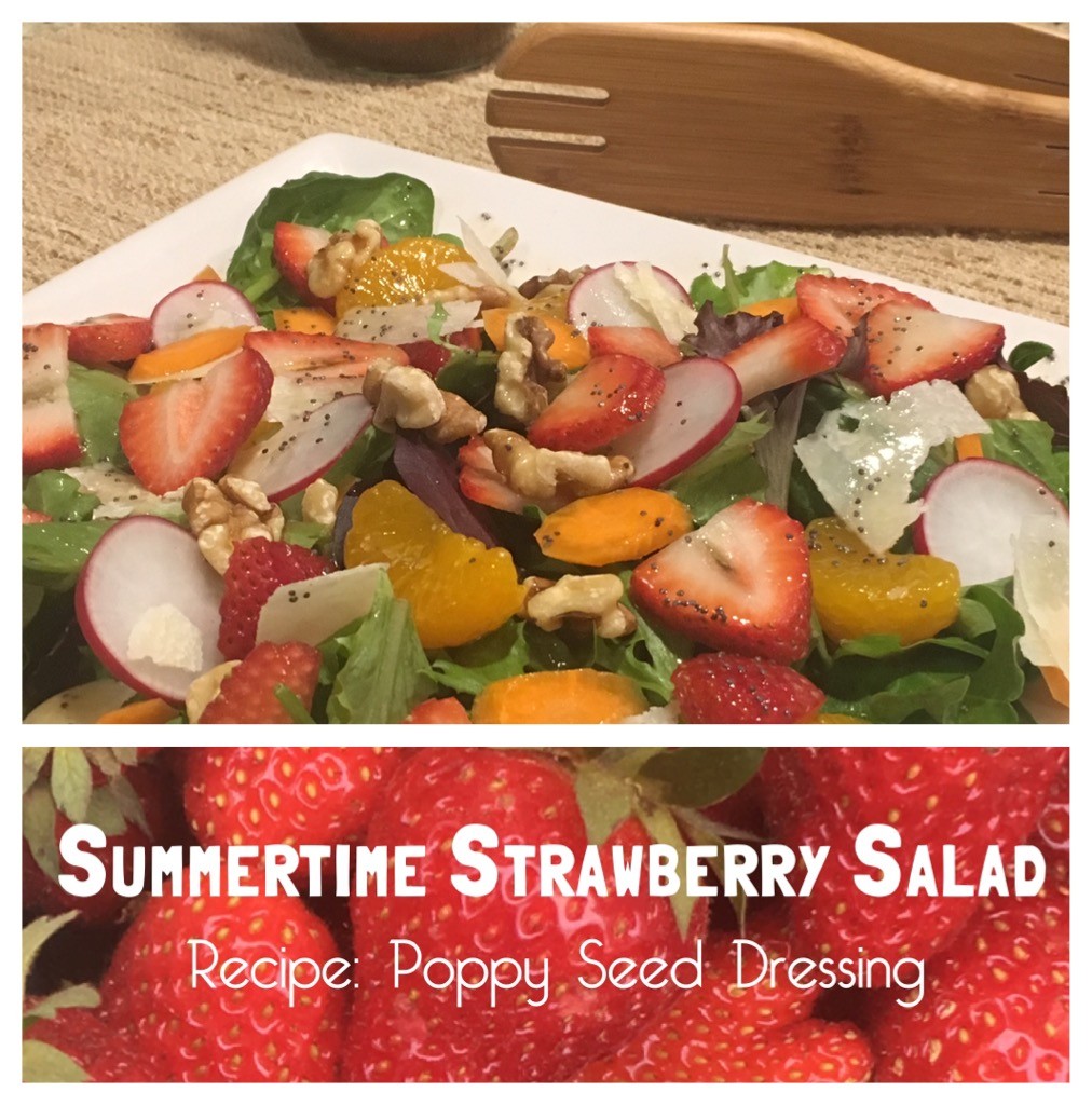 Summertime Strawberry Salad with Poppy Seed Dressing Recipe From the Family With Love square (1)