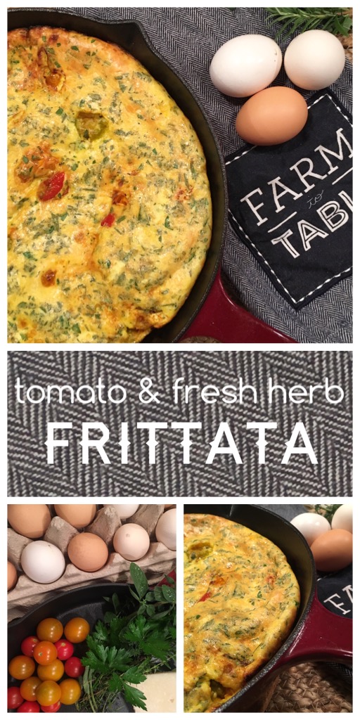 Tomato and Fresh Herb Frittata Recipe From the Family With Love