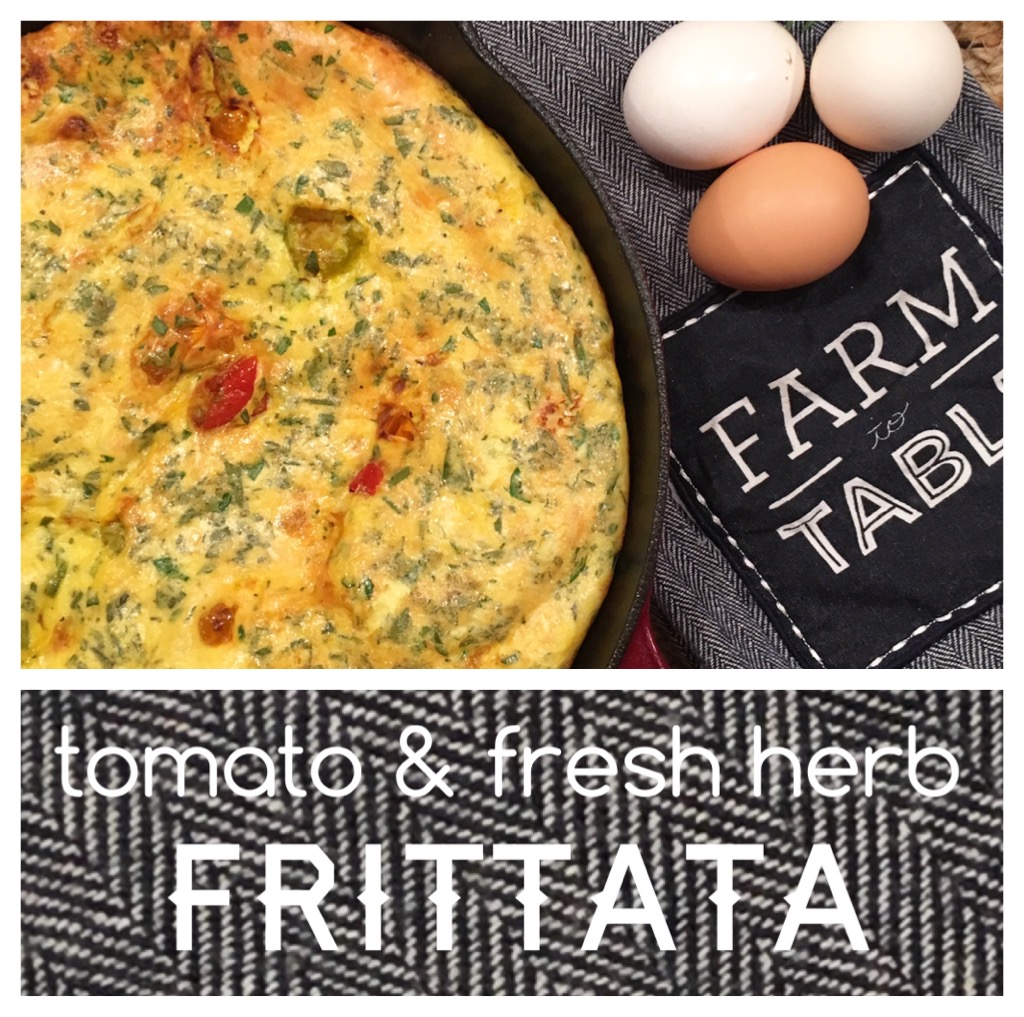 Tomatoes are Ripening: Tomato and Fresh Herb Frittata