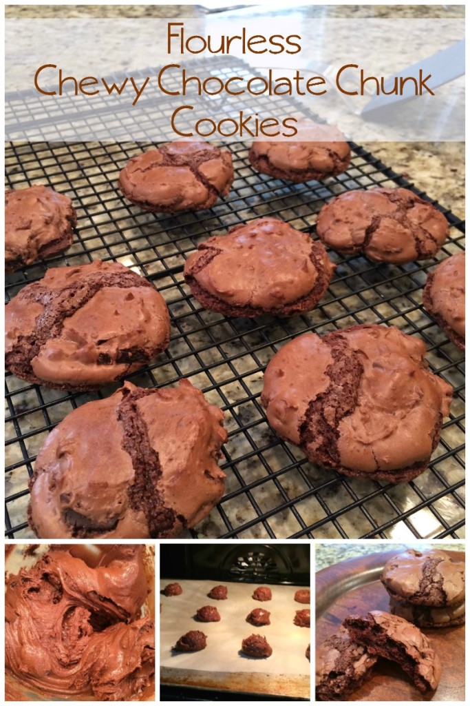 Flourless Gluten Free Chewy Chocolate Chunk Cookies recipe From the Family With Love 12 Days of Baking Day 5