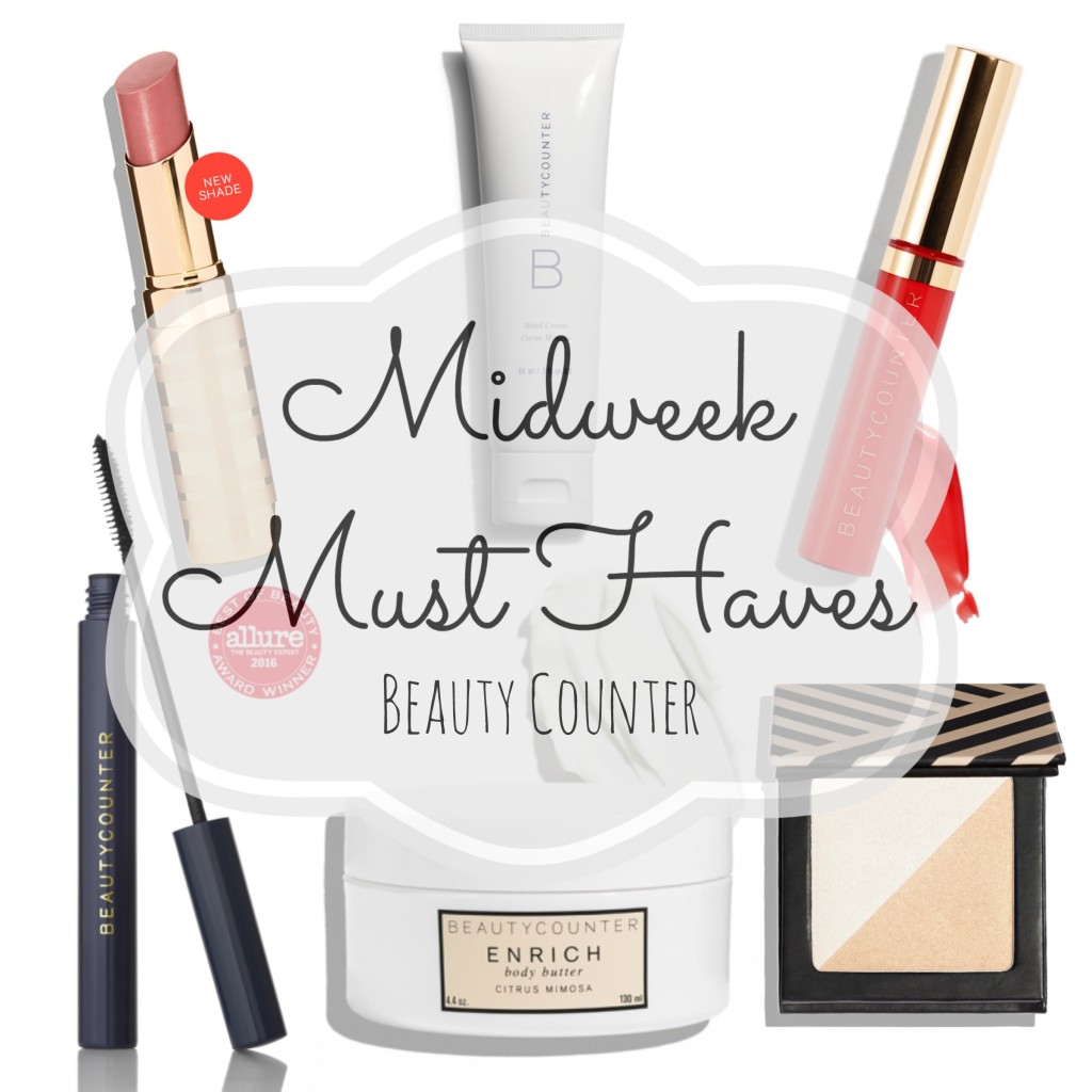 Midweek Must Haves Beauty Counter Lipgloss Lipstick Body Butter Mascara Makeup Gift Guide From the Family With Love