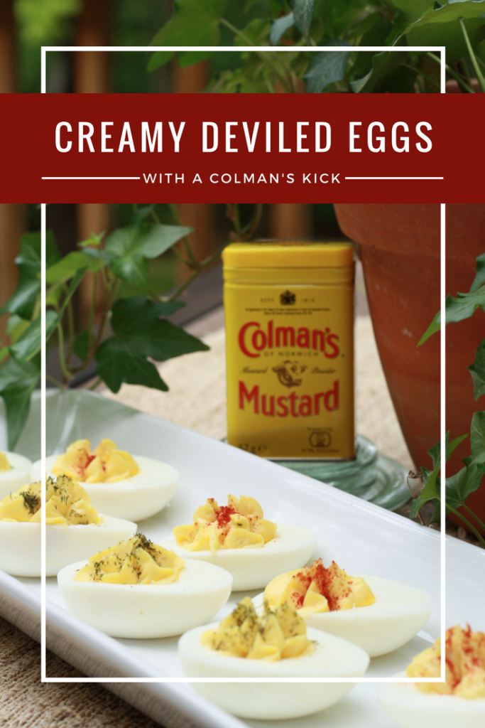 Creamy Deviled Eggs with a Colman's Kick Recipe - From the Family With Love