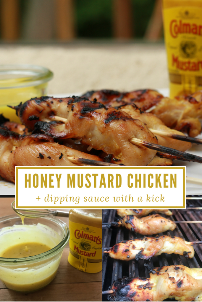 Honey Mustard Chicken + dipping sauce with a kick - Recipe with Colman's Mustard - From the Family With Love