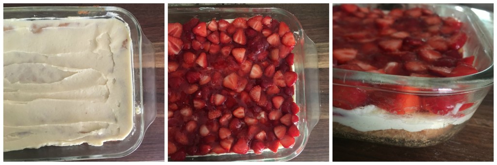 Strawberries and Cream Cookie Bar Recipe - From the Family With Love - Fresh Strawberries