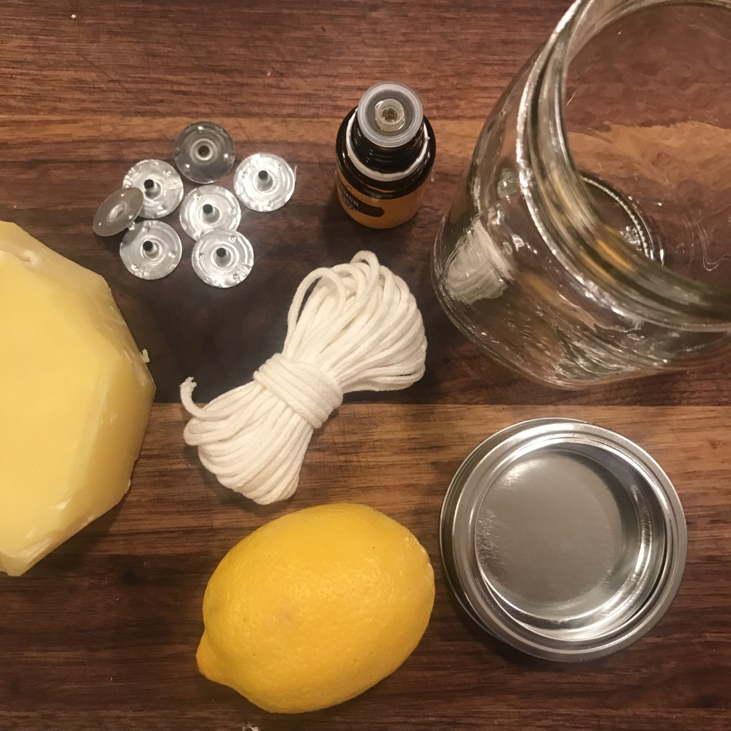 DIY Beeswax Candles with SKS Bottle & Packaging - From the Family With Love - supplies