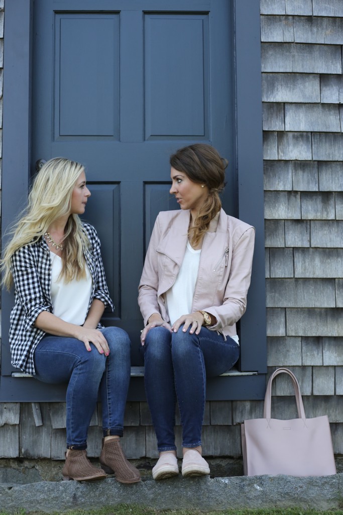 Blush Moto Jacket Fall Layering Staple - From the Closet - From the Family With Love