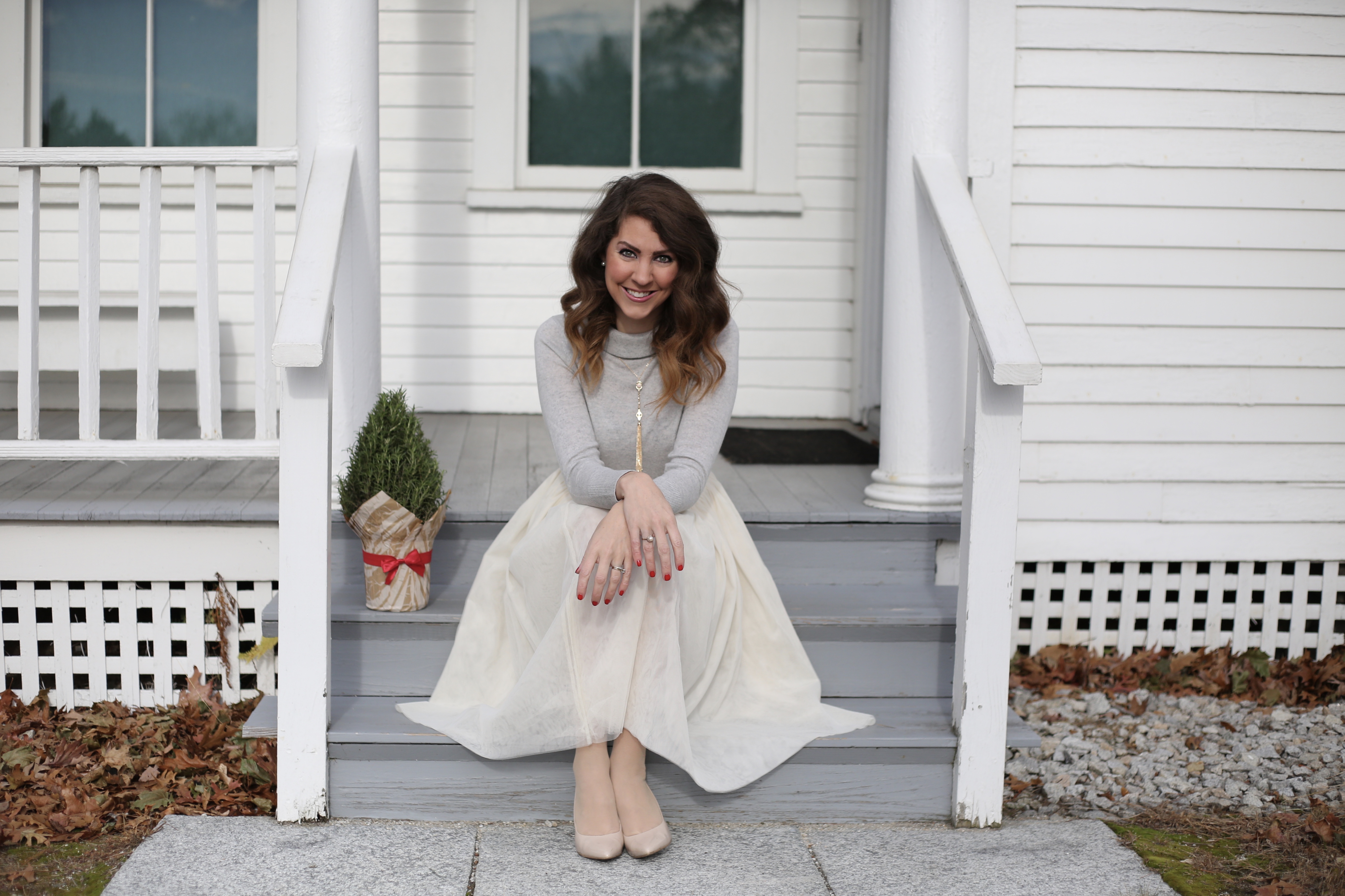 From the Closet #18: Holiday Midi Skirts {2 ways}