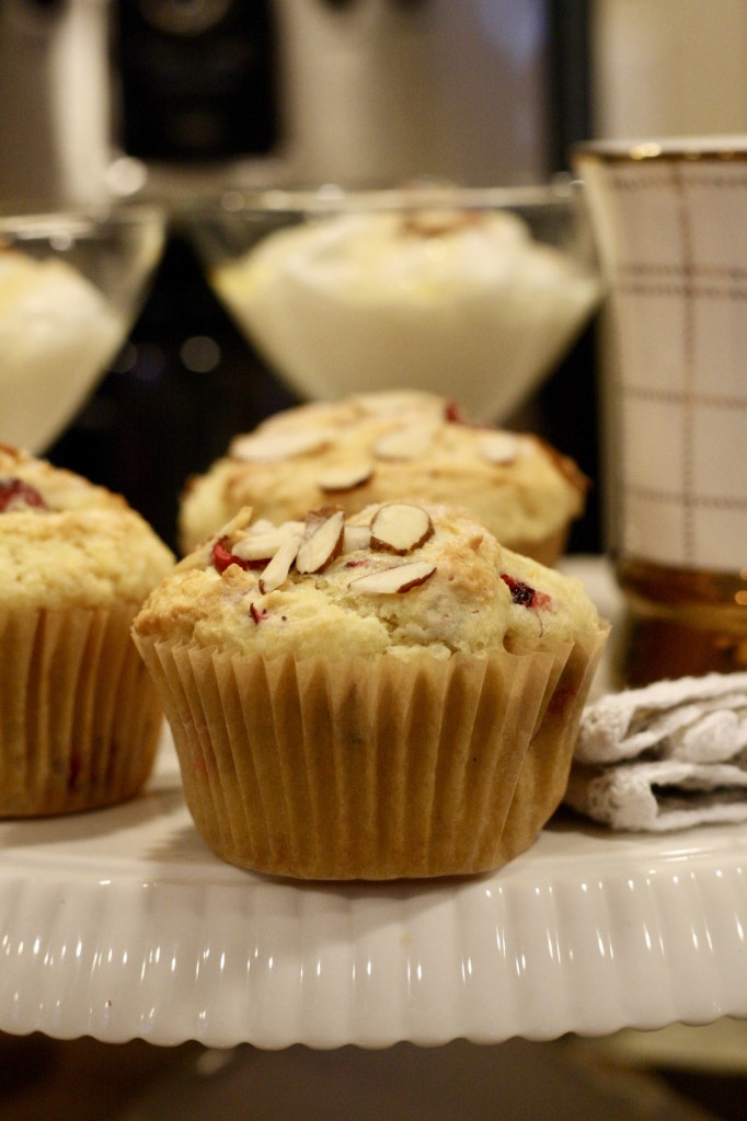 In the Kitchen with Stonyfield_ Cranberry Orange Almond Muffins - recipe - From the Family With Love-2
