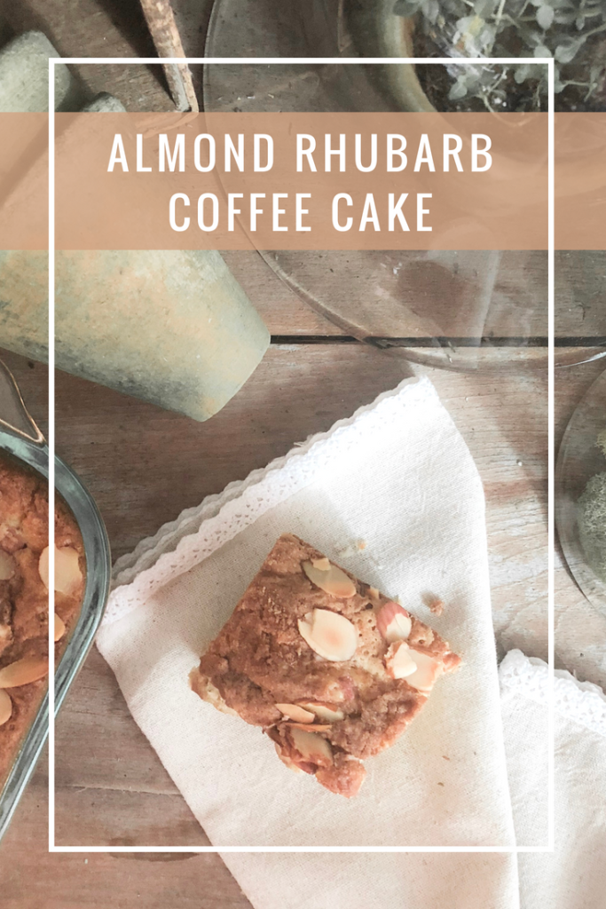 Almond Rhubarb Coffee Cake Recipe - From the Family With Love