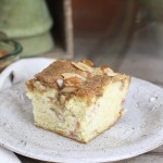 Almond Rhubarb Coffee Cake Recipe - From the Family With Love-2