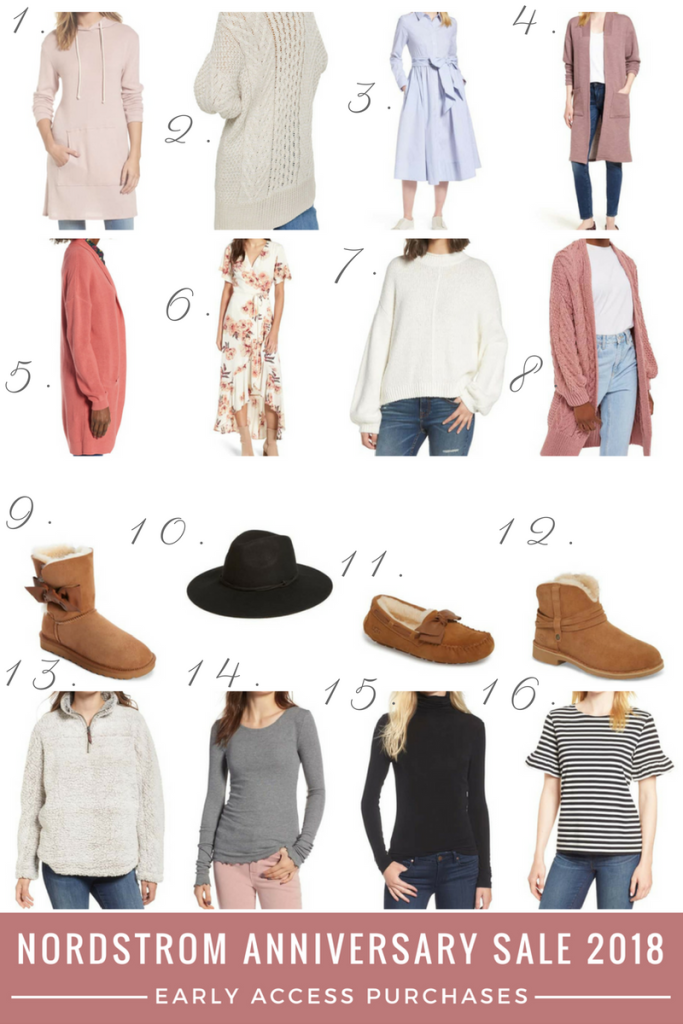 Nordstrom Anniversary Sale 2018 - Early Access What I purchased - From the Family - Fall Winter Staples