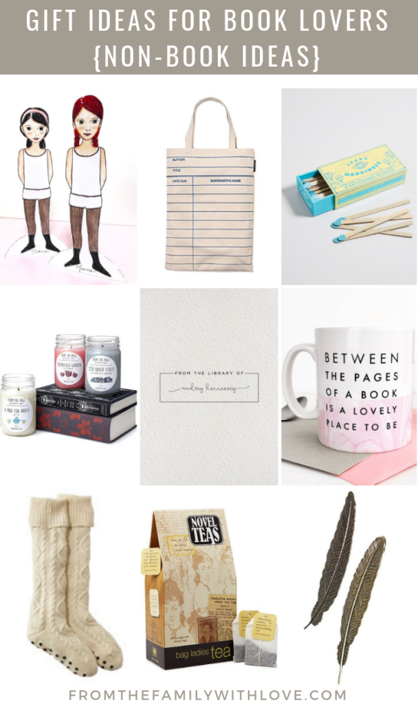 Book Lover Gift Guide - non-book gift ideas - gift guide for reader - gift idea - gift round up - From the Family