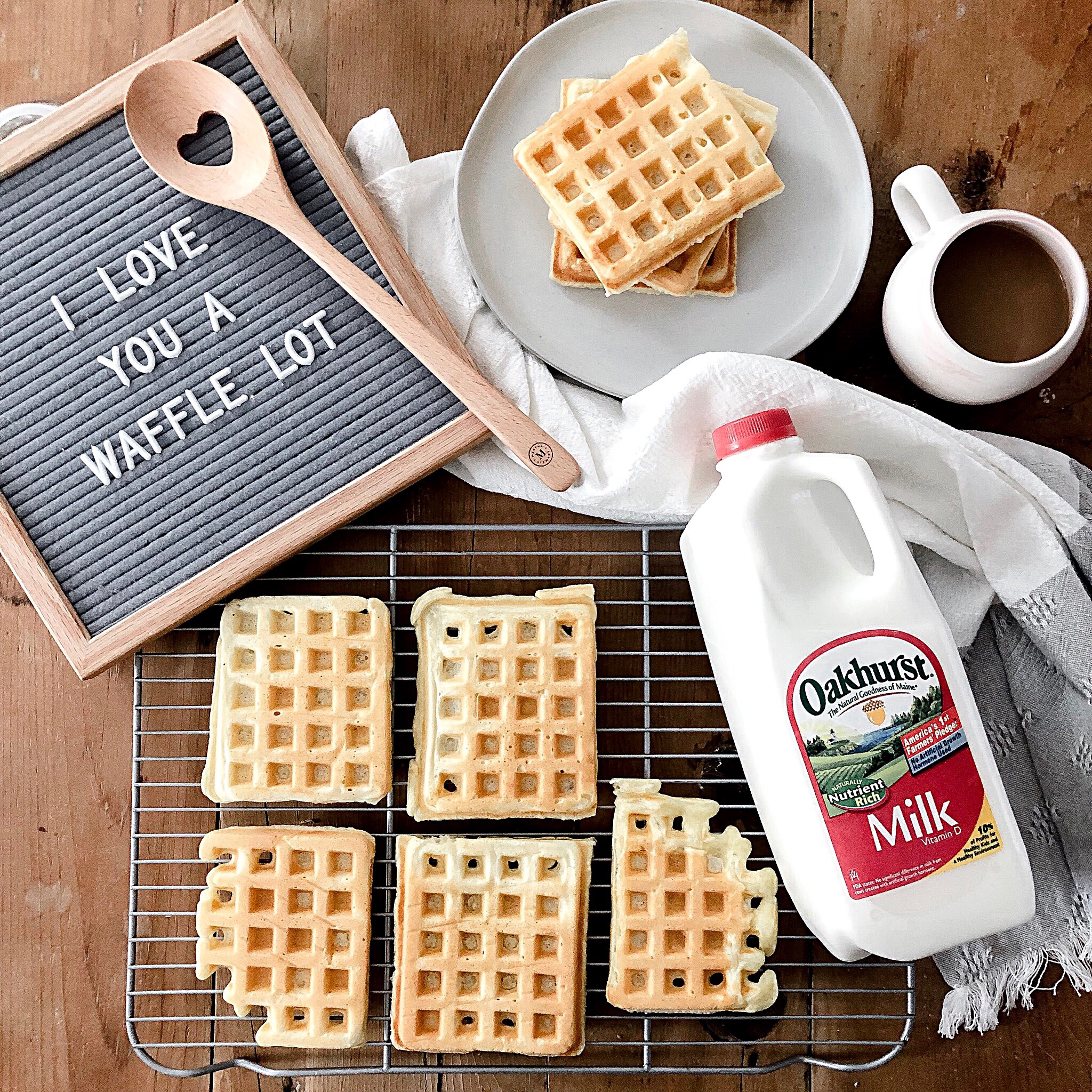 Freezer Friendly Waffles with Oakhurst - From the Family