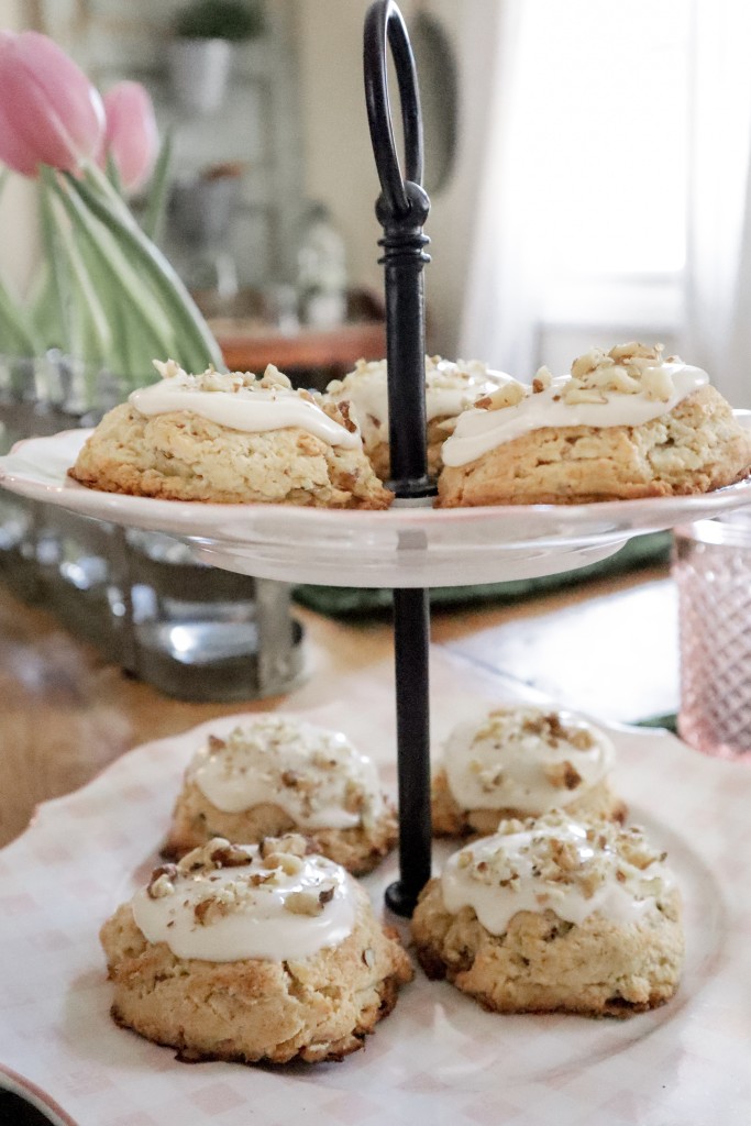 Maple Walnut Scones - Maple Tapping and Mud Season with Oakhurst Milk