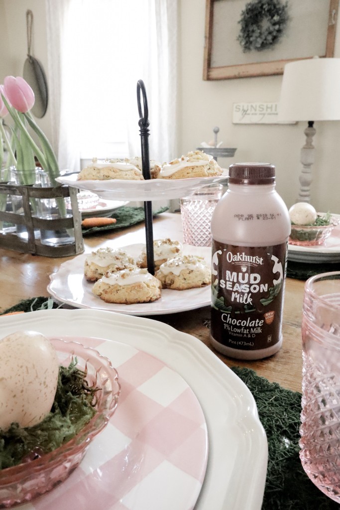 Maple Walnut Scones - Maple Tapping and Mud Season with Oakhurst Milk