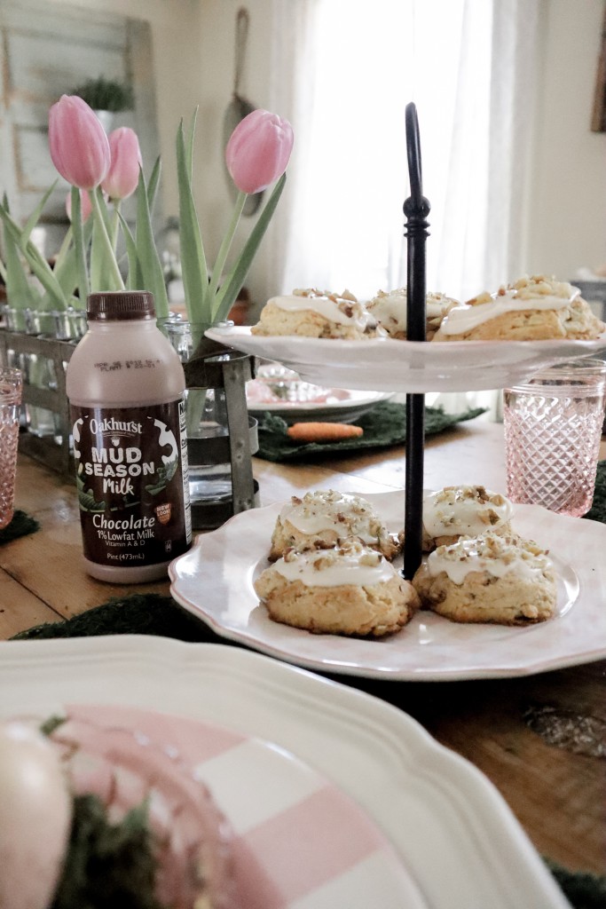 Maple Walnut Scones - Maple Tapping and Mud Season with Oakhurst Milk