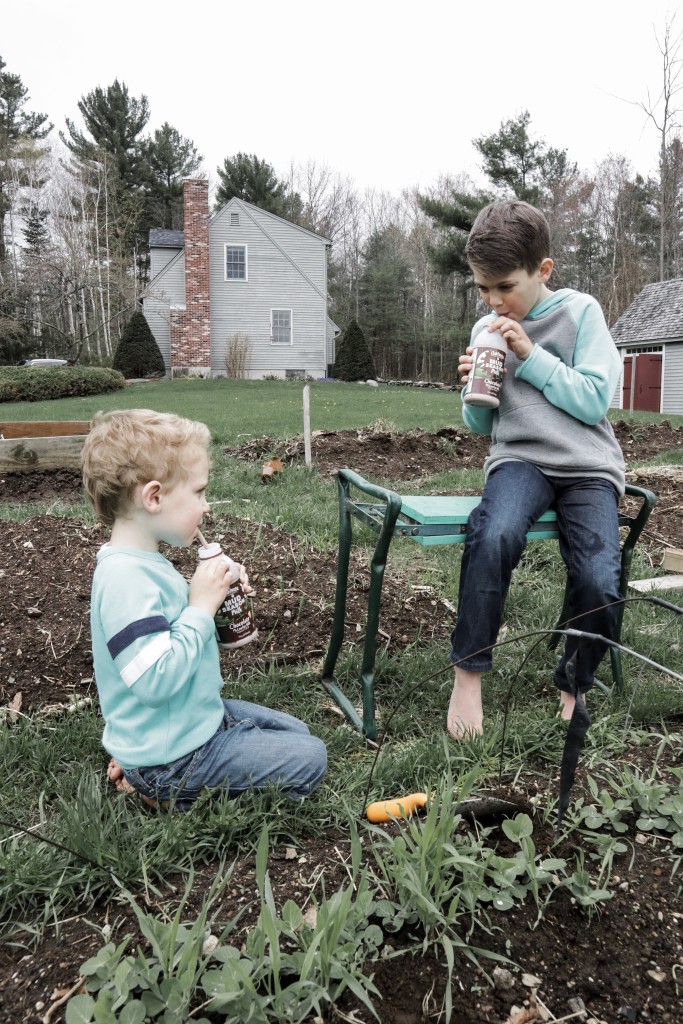 Spring Planting and Mud Season with Oakhurst Chocolate Milk with Spinach Bacon and Blue Cheese Quiche Recipe - From the Family