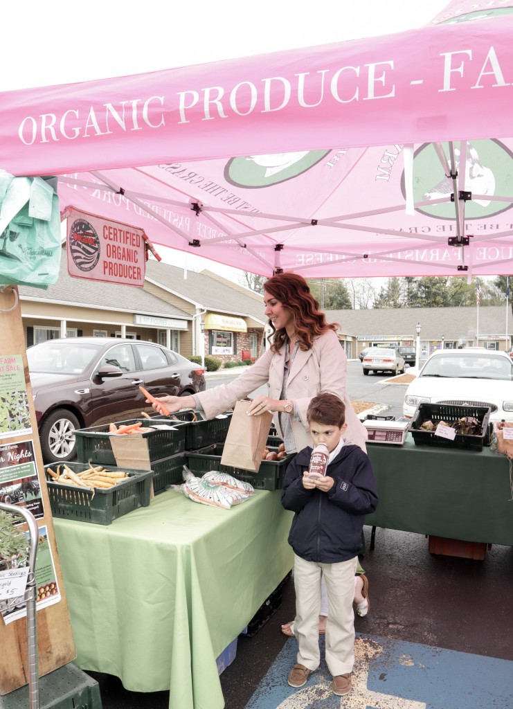 Farmers Markets and Mud Season with Oakhurst Milk + Simple Veggie Dip Recipe