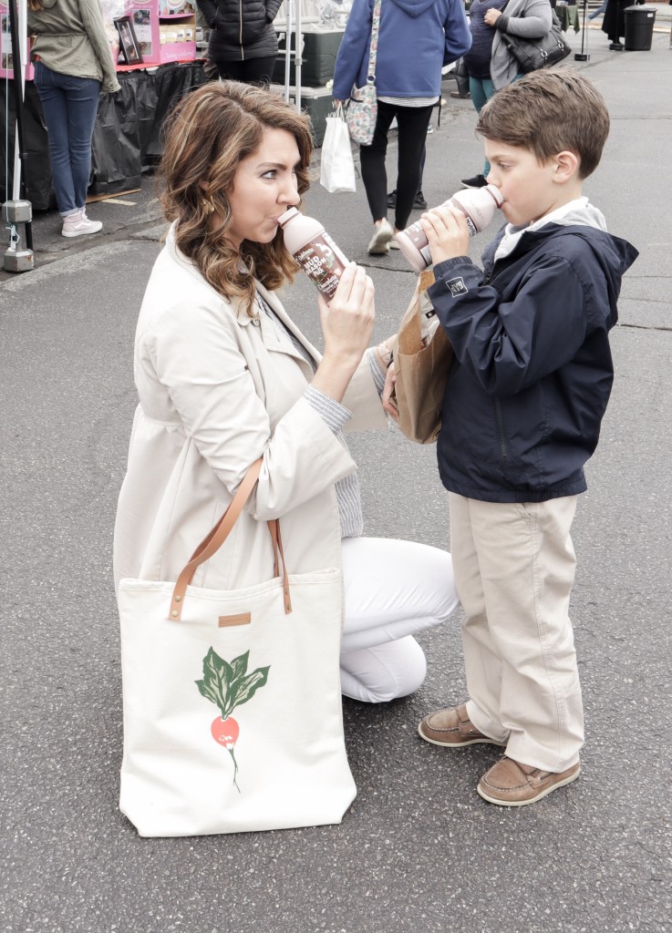 Farmers Markets and Mud Season with Oakhurst Milk + Simple Veggie Dip Recipe