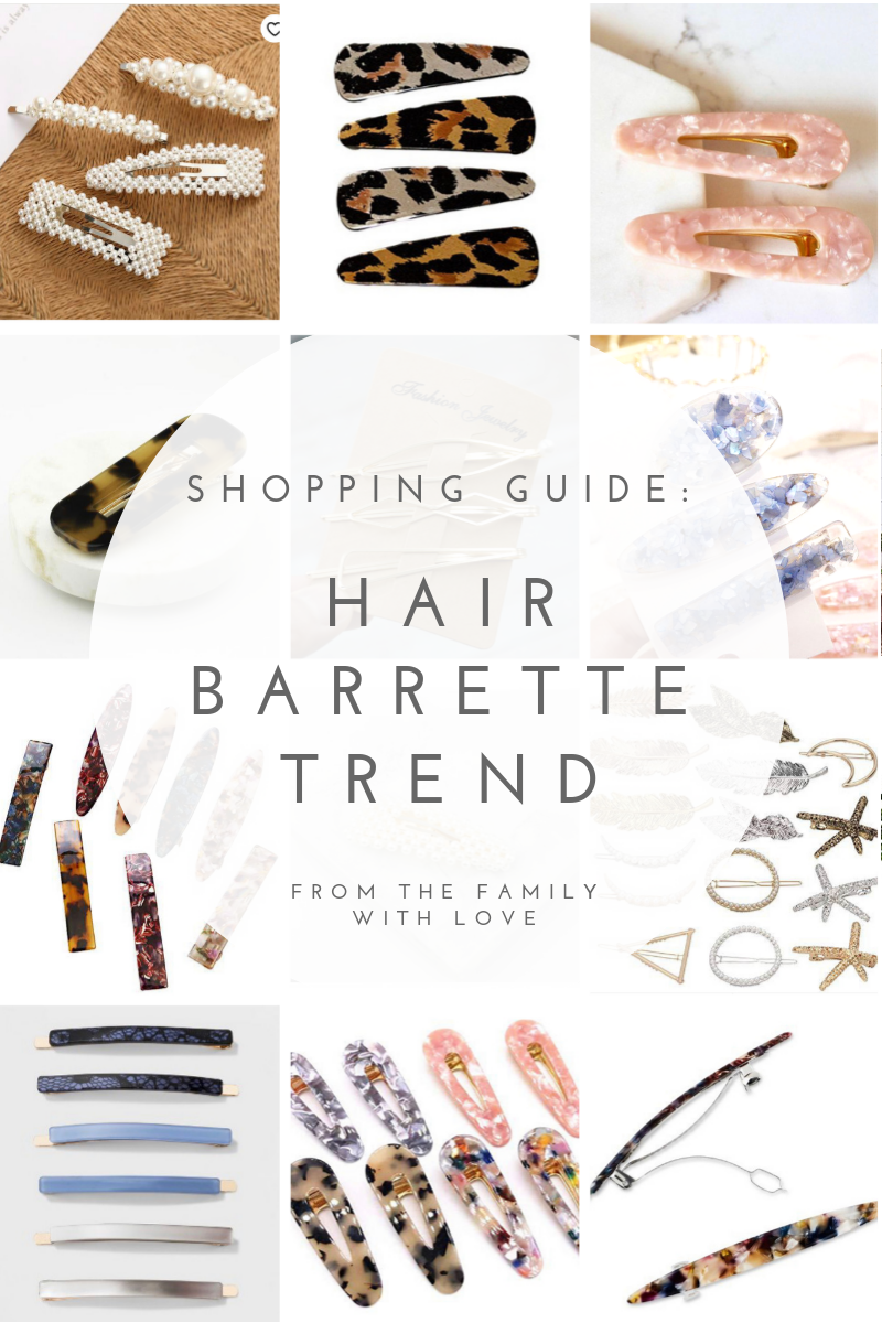 Current Obsession: barrettes and hair clips trend