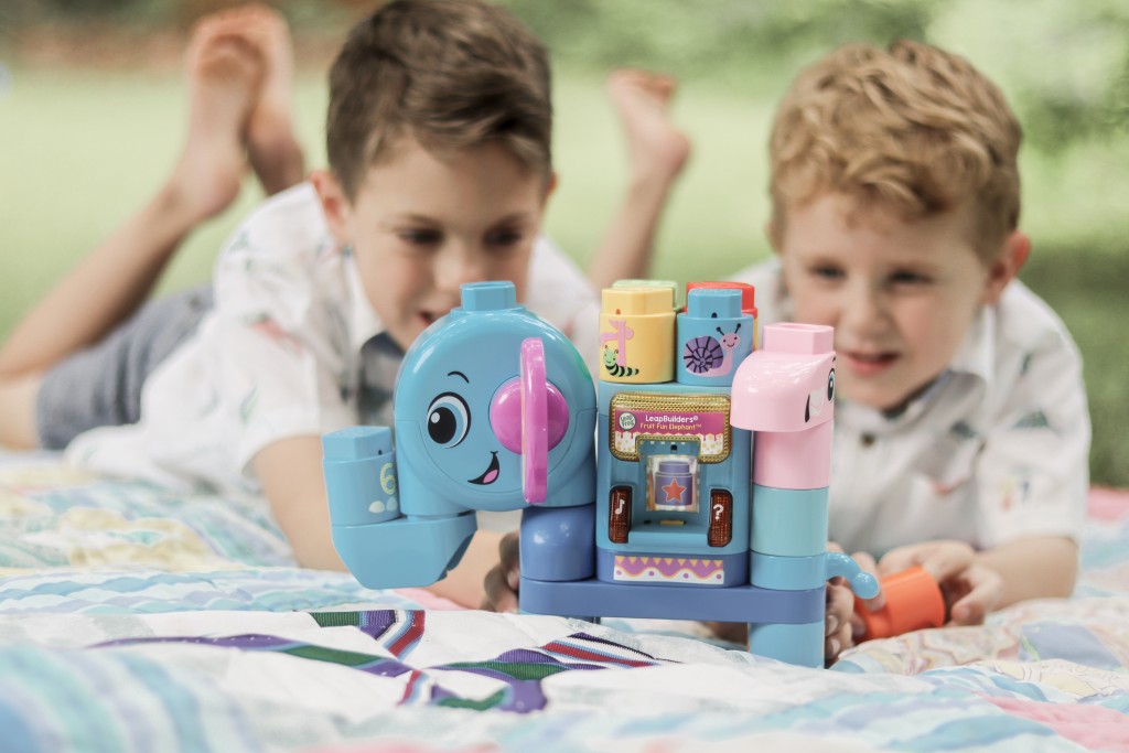 Playtime with LeapFrog® LeapBuilders® Fruit Fun Elephant 