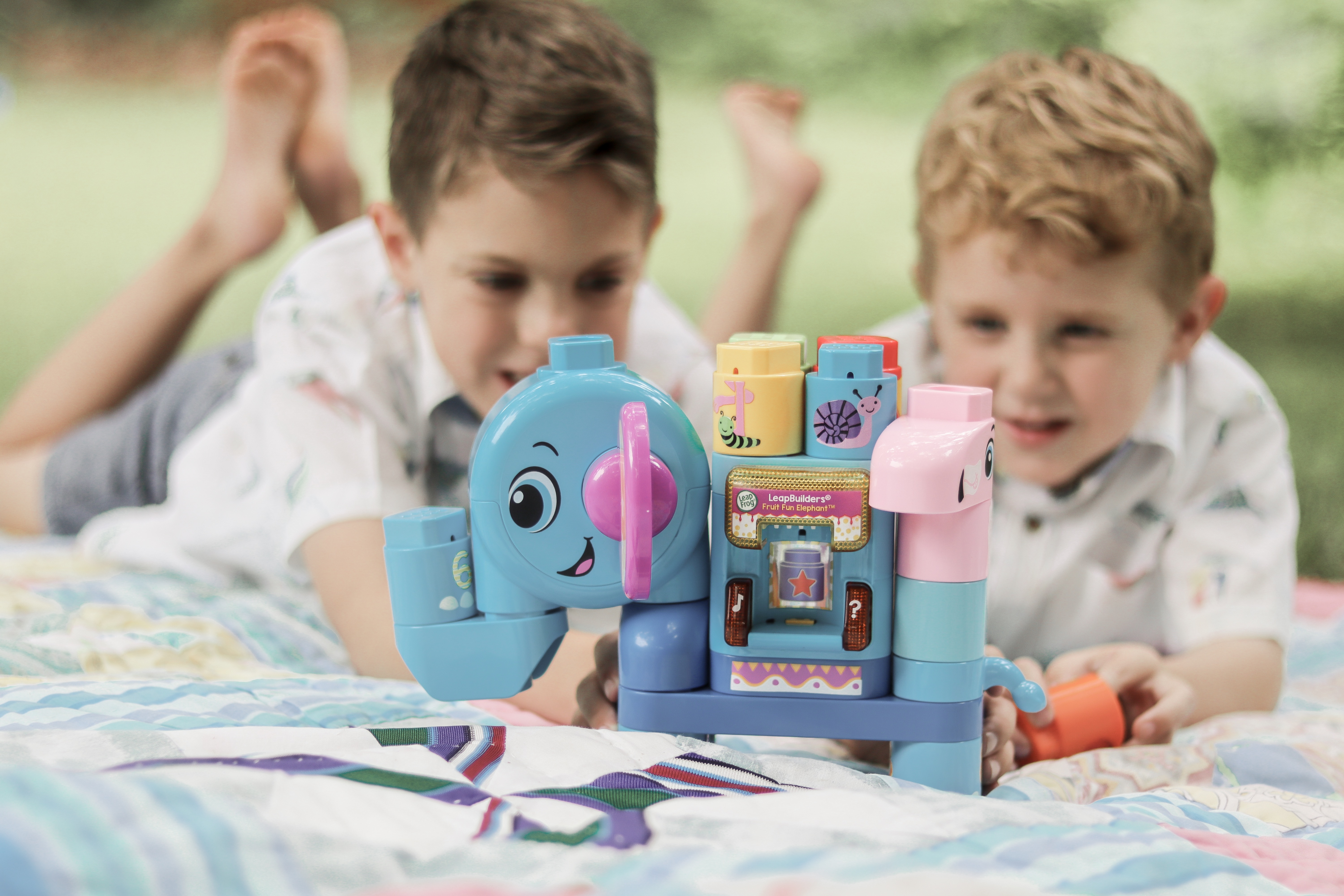 Playtime with LeapFrog® LeapBuilders® Fruit Fun Elephant