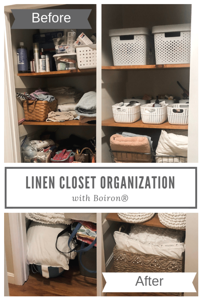 5 tips for how to organize your linen closet with Boiron Acidil and Gasalia