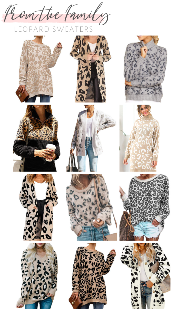 Amazon Leopard Sweaters, leopard cardigan, leopard pullover, leopard sweater dress, snow leopard cardigan, Nordstrom leopard cardigan dupe, amazon fashion