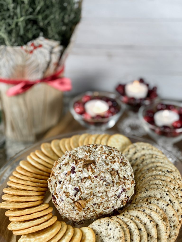 Cranberry Gouda Cheese Ball with McCormick