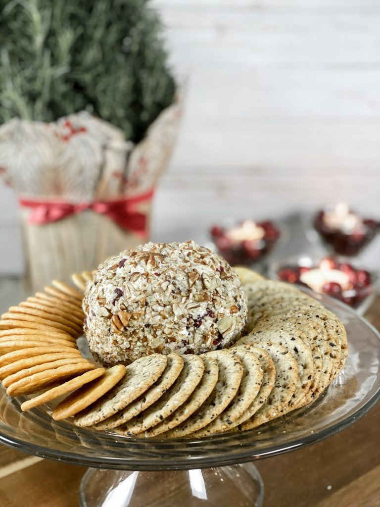 Cranberry Gouda Cheese Ball with McCormick