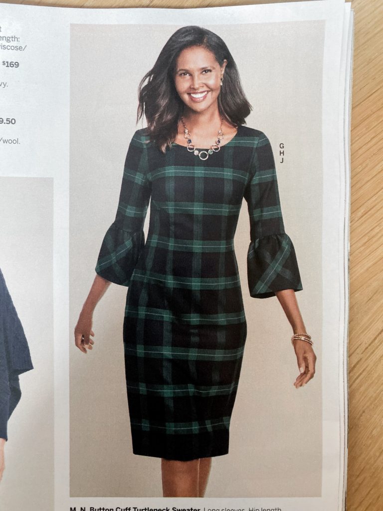 Black Watch Plaid Shirt Dress from Talbots  Peak at our Week November 17 2019 From the Family