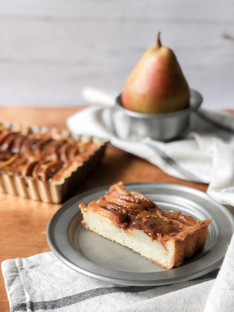 Simple Pear Tart with pressed crust with McCormick