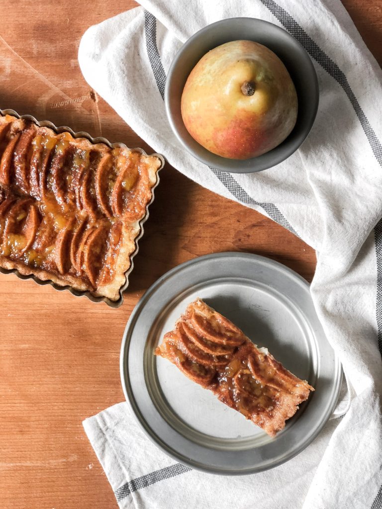 Simple Pear Tart with pressed crust with McCormick