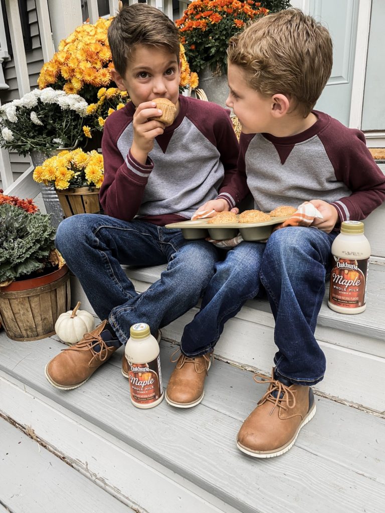 Apple Bran Muffins & Maple Milk with Oakhurst Dairy