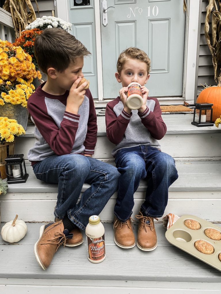 Apple Bran Muffins & Maple Milk with Oakhurst Dairy