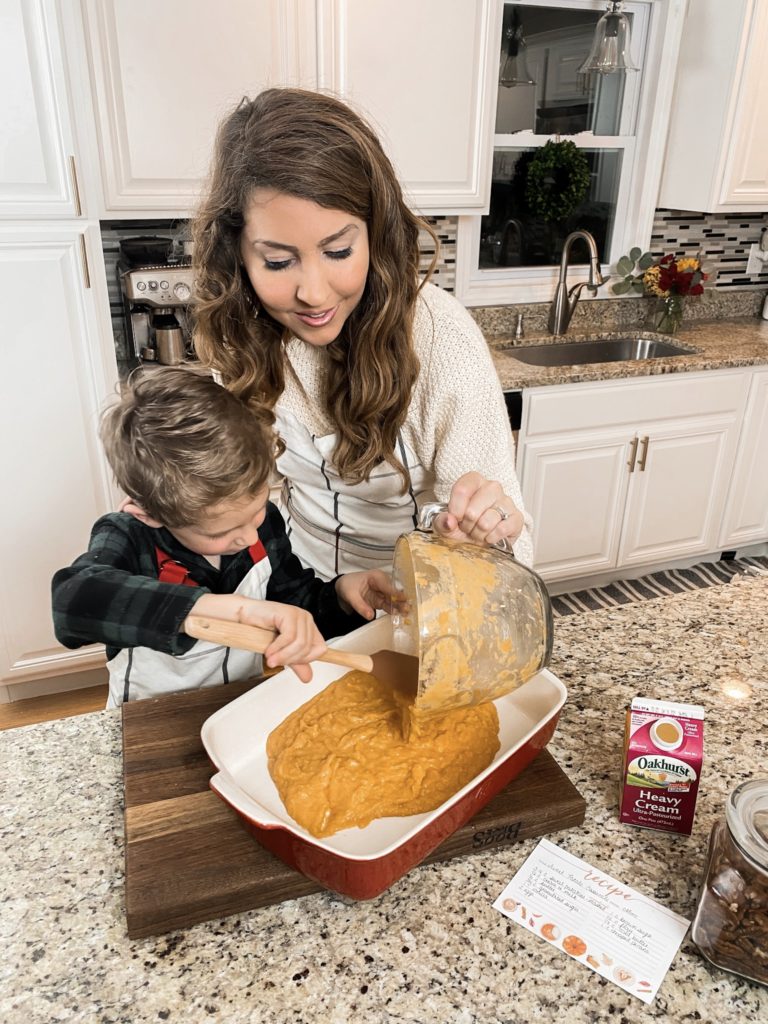 Sweet Potato Casserole Recipe with Oakhurst Dairy Heavy Cream Thanksgiving Recipe Holiday Recipe